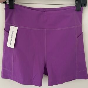 NWT Outdoor Voices Superform 3.5” Shorts - Size M, Jellyfish/Grape